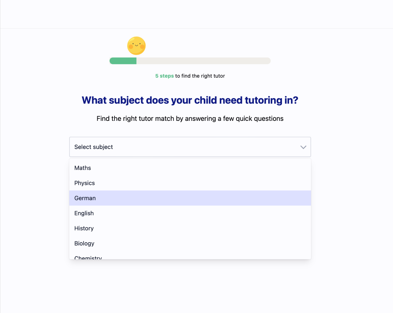 GoStudent Lesson Booking Flow